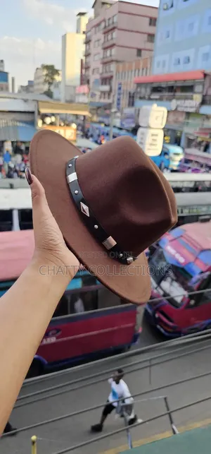 Coffee Brown Timeless Unisex Widebrim Fedora Hat