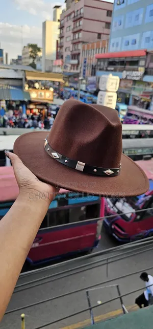 Coffee Brown Timeless Unisex Widebrim Fedora Hat