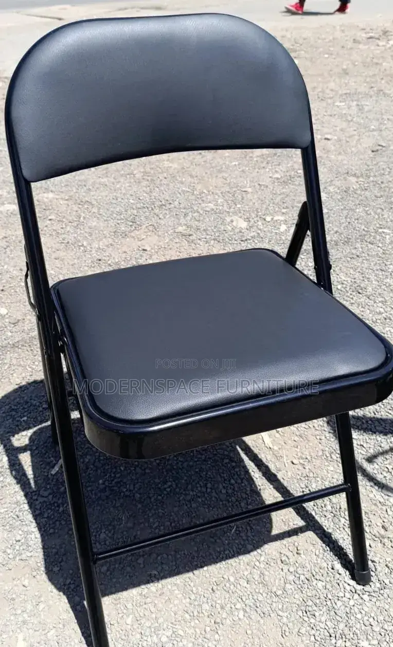 Foldable Chairs, Leather Padded Folding Chairs