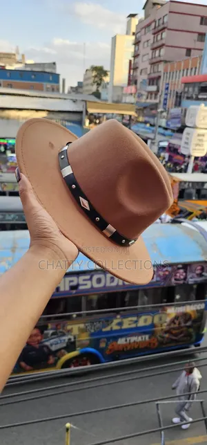 Light Brown Timeless Unisex Widebrim Fedora Hat