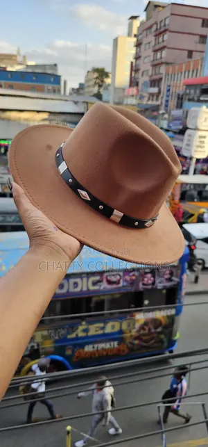 Light Brown Timeless Unisex Widebrim Fedora Hat