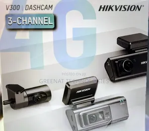 Hikvision AE-DC2032-V300 3-Channel Smart Dash Camera WiFi 1080
