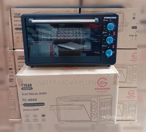 EUROCHEF 32L Countertop Electric Rotisserie Oven | 3 Control Knobs |