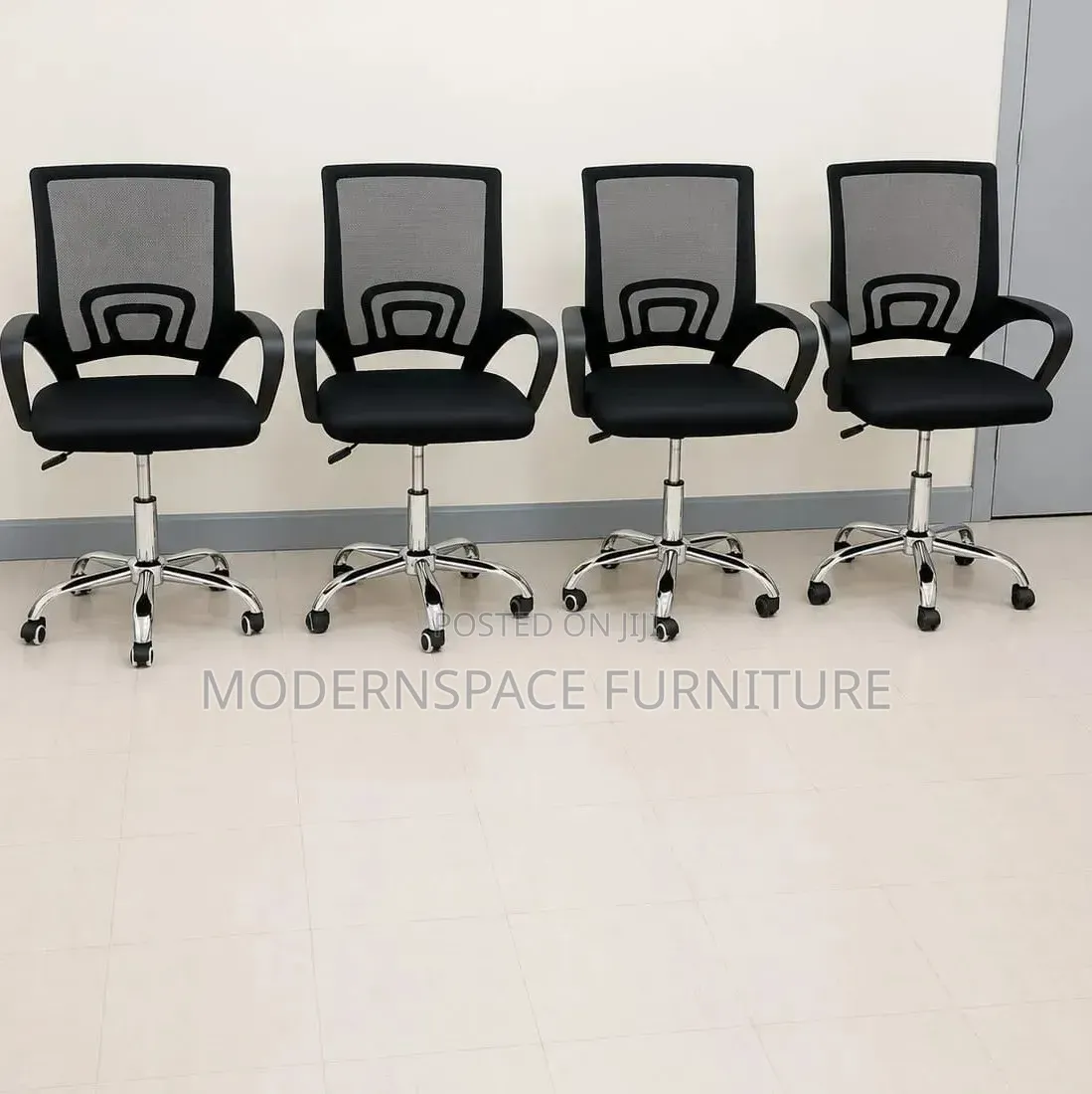 Office Chair: Black Mesh Office Chair