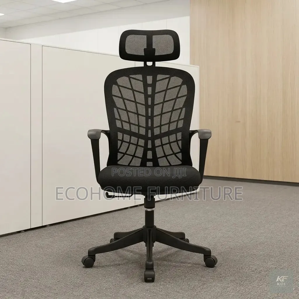 Ergonomic Mesh Office Chair With Headrest