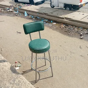 Silver Powder Coating High Stools