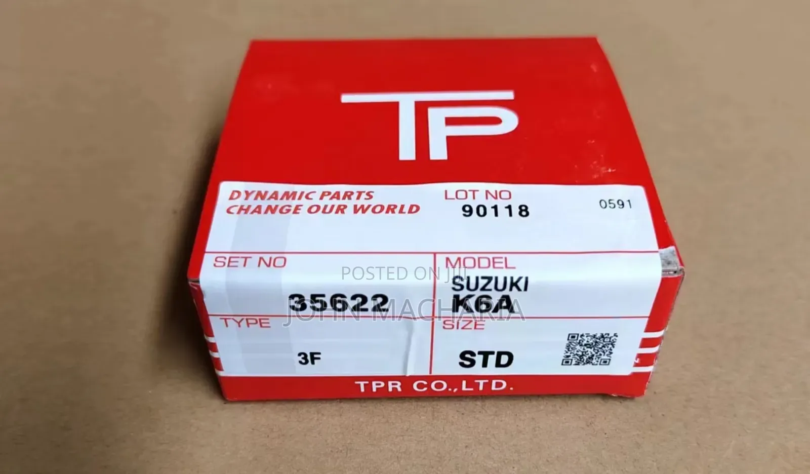 (K6A) Piston Rings for Suzuki Alto, Every, Wagon R and Jimny