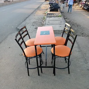 Flat Orange With Orange Marble Top