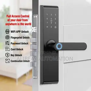 Wifi Smart Door Lock App/Biometric/Fingerprint/Password/Doorbell/Alarm