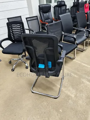 Modern Mesh Visitor Chair – Office Waiting Meeting Chair