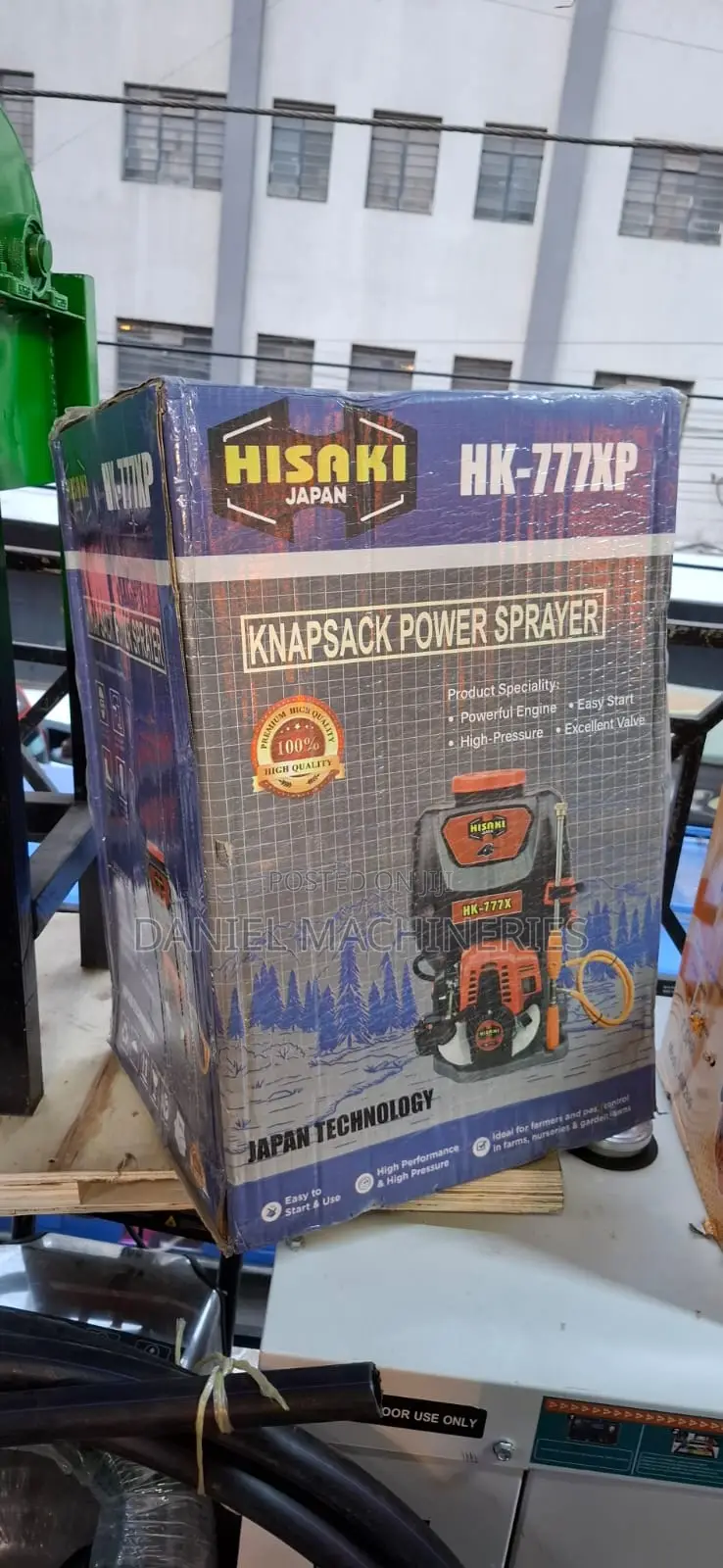 Hisaki Japan 4stroke Black Knapsack Sprayer 25ltr