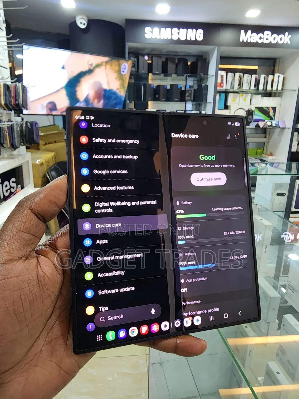 Samsung Galaxy Z Fold6 256 GB Blue