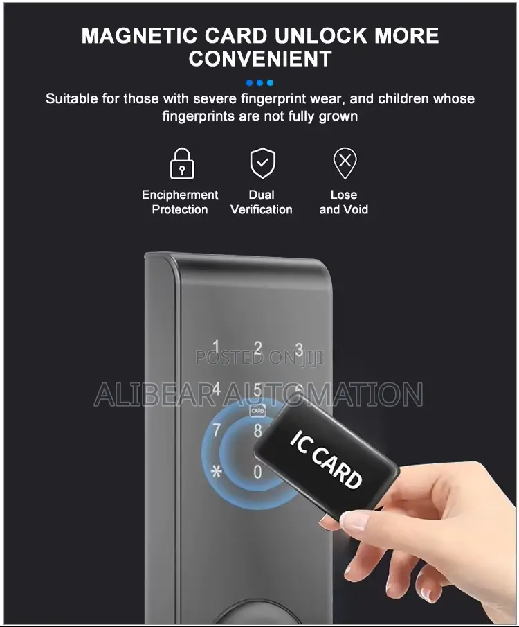 Wifi Smart Door Lock App/Biometric/Fingerprint/Password/Doorbell/Alarm