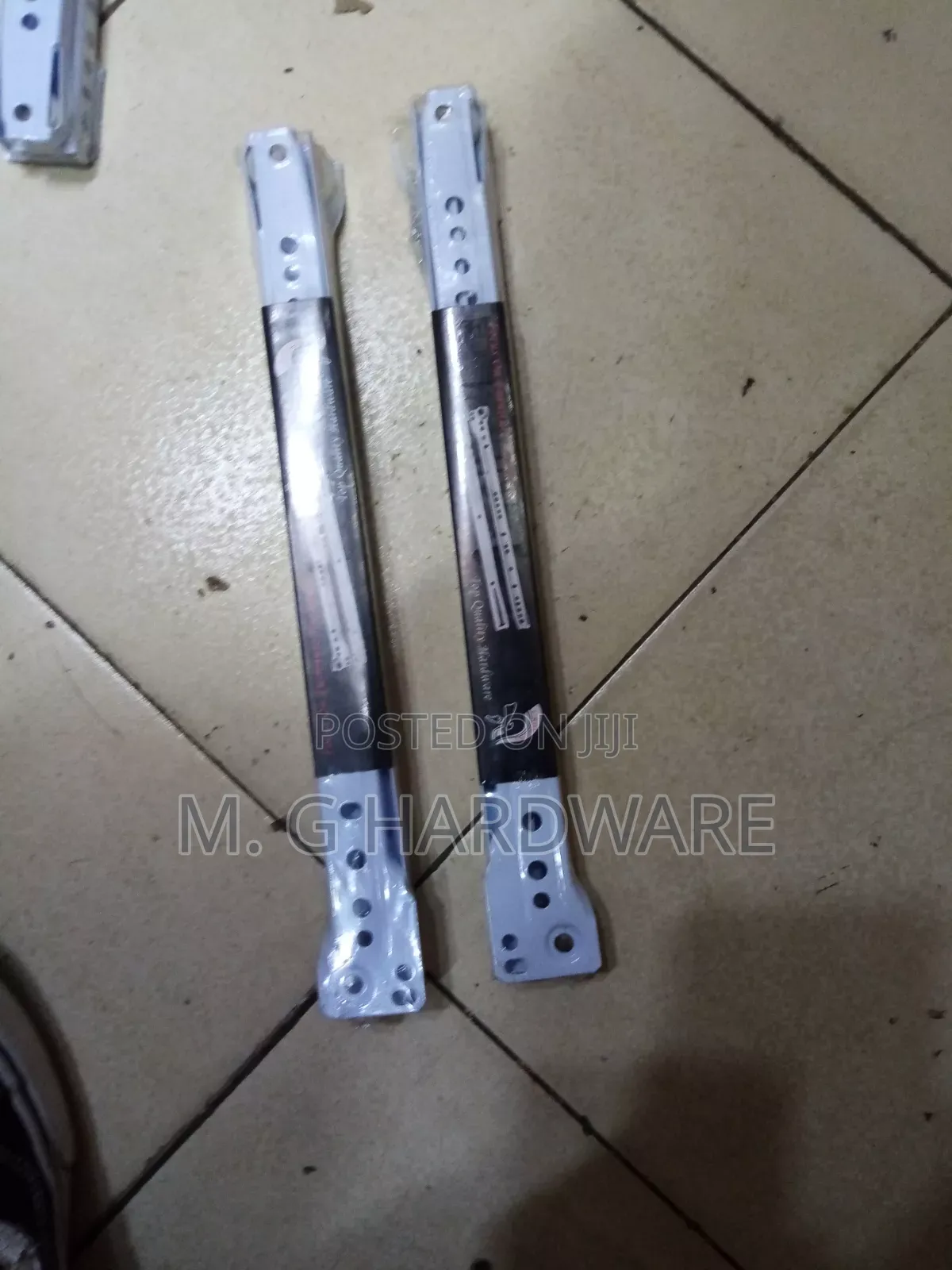 White Drawer Rails 12"