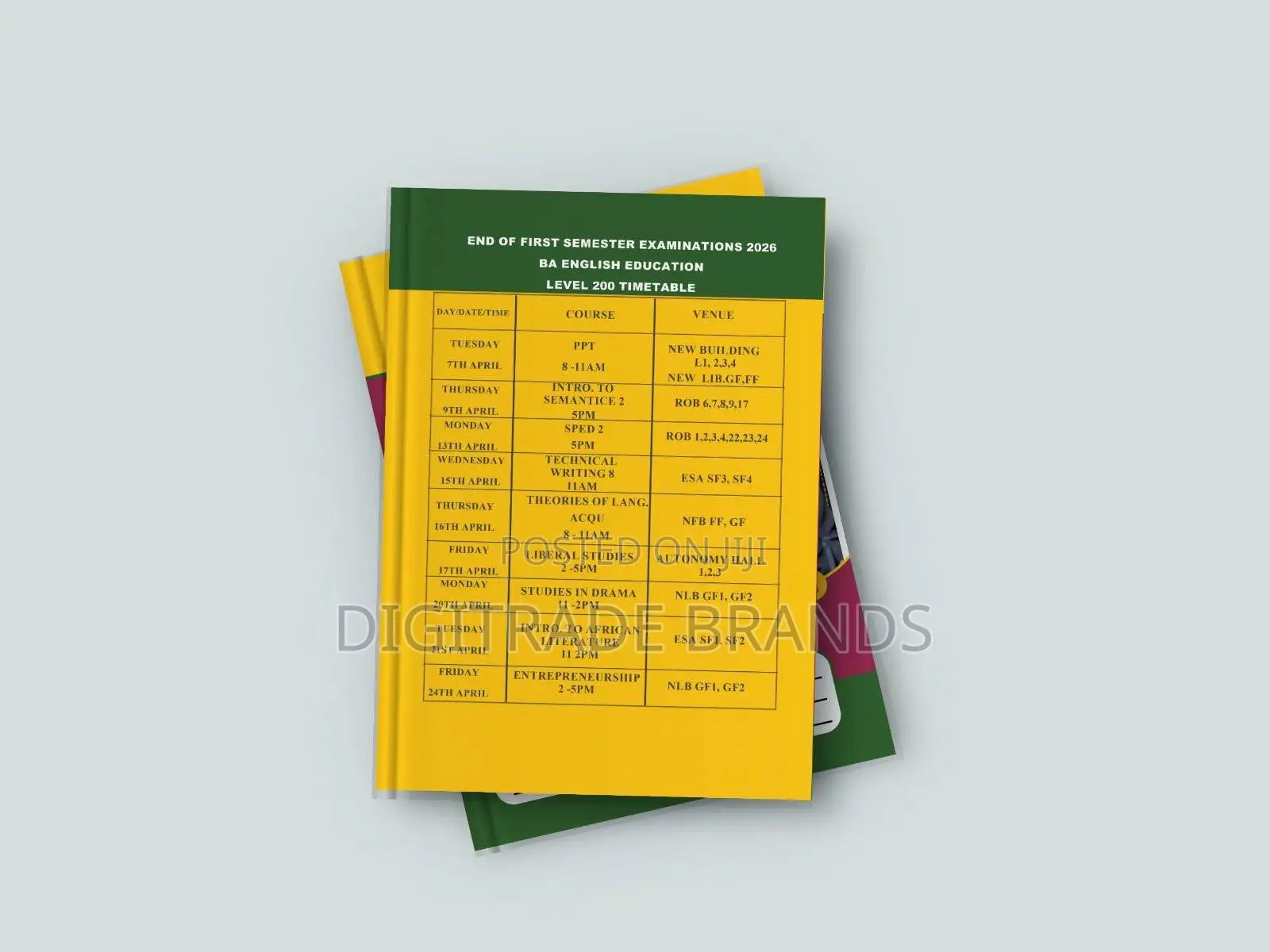 Exercise Book Cover Printing