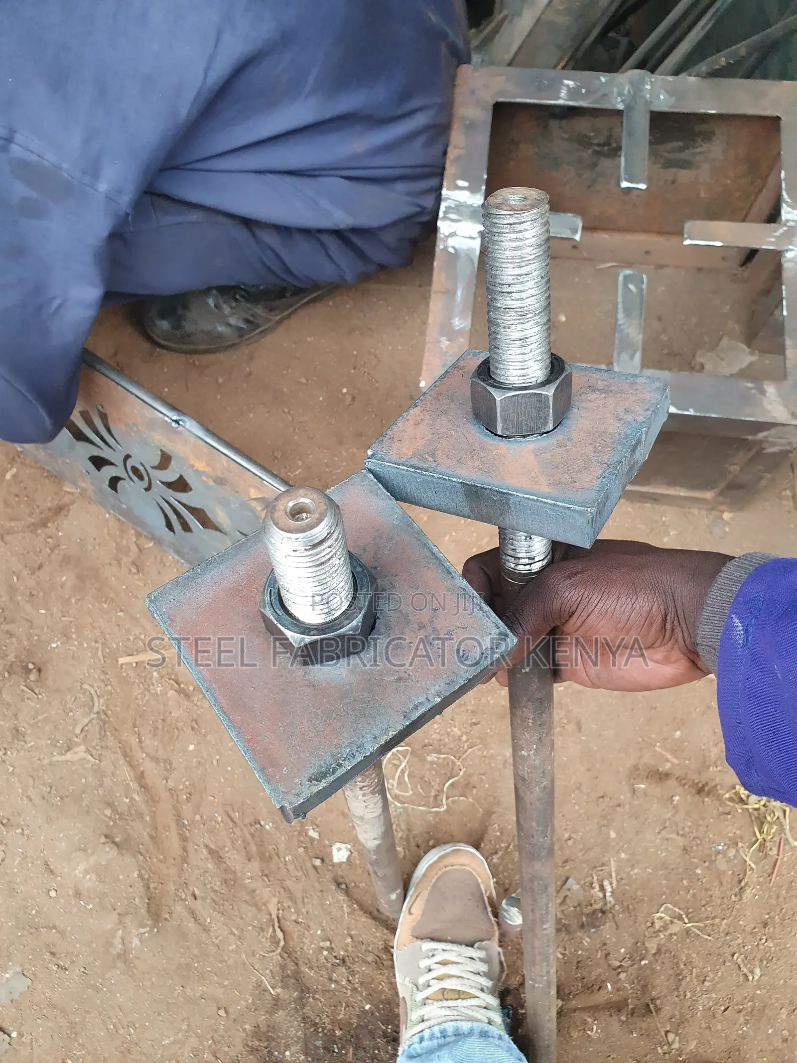 M32 Heavy-Duty Foundation Bolts With Custom 20mm Plate Washers