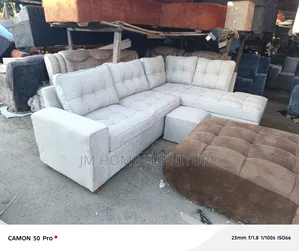 Modern Pilo Sofa 6 Seator With Faiber Cushion and a Puff