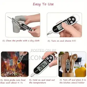 Food Temperature Gauge for Kitchen
