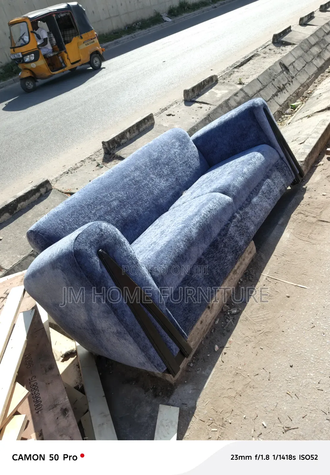 Modern 3 Seator Sofa Gray Colour