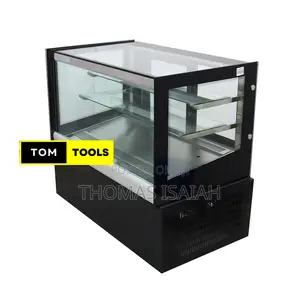 90cm Wide Countertop Refrigerated Cake Display Showcase With Li