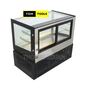 90cm Wide Countertop Refrigerated Cake Display Showcase With Li