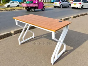Modern Office Desk | Wooden Computer Workstation Table.
