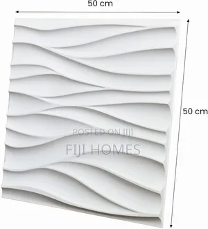 3D PVC Wall Panels 50x50cm | Water-Resistant | Easy Install