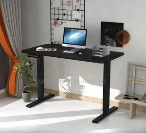 Modern Black Electric Office Desk – 1.2mtrs