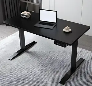 Modern Black Electric Office Desk – 1.2mtrs