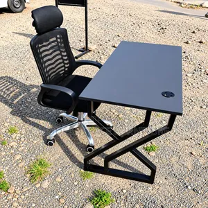Black Modern Office Desk Ergonomic Chai