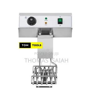 Commercial Single 12L Electric Deep Fryer With Thermostat and Drain