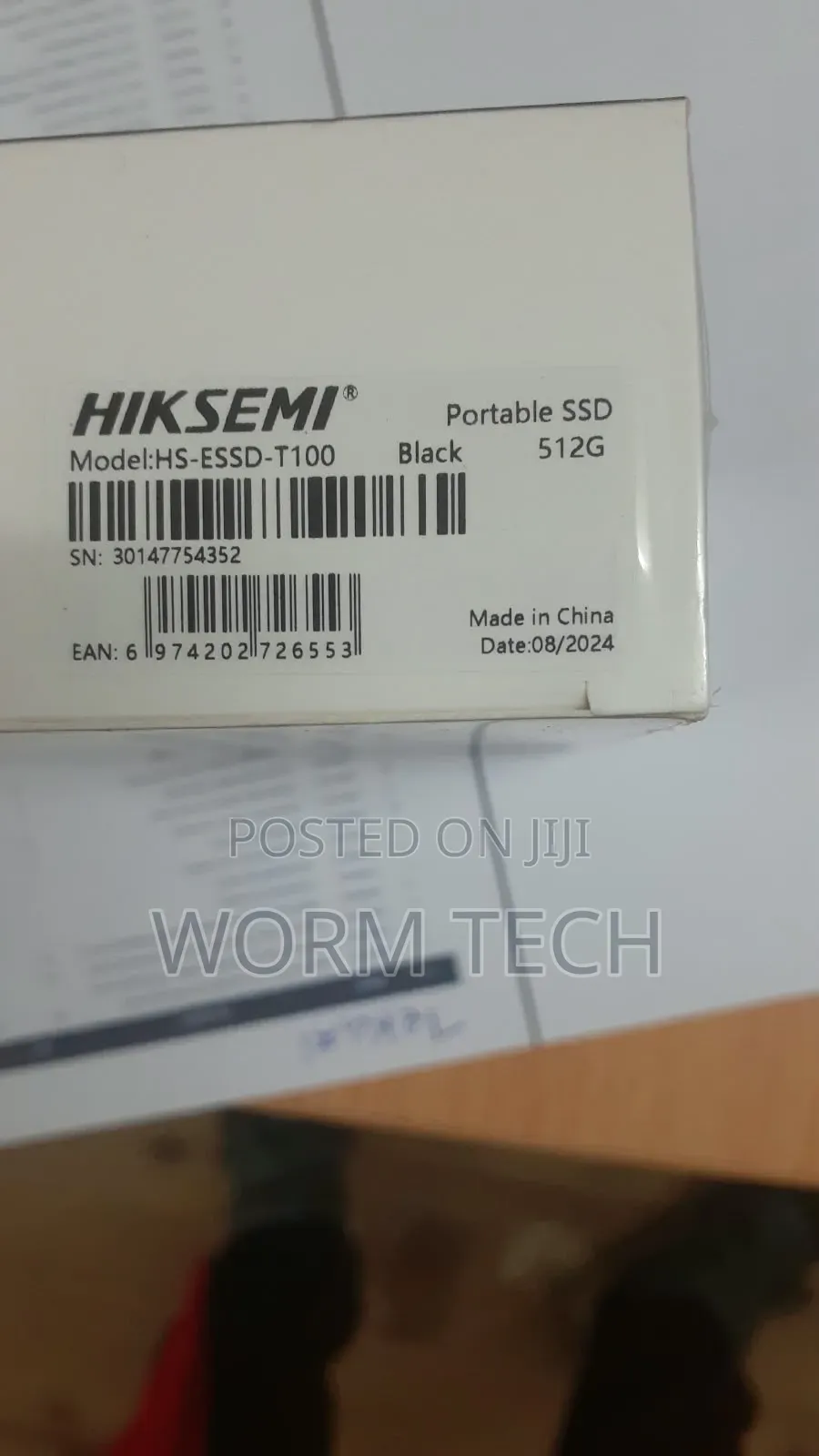 Hiksemi Portable SSD 512gb