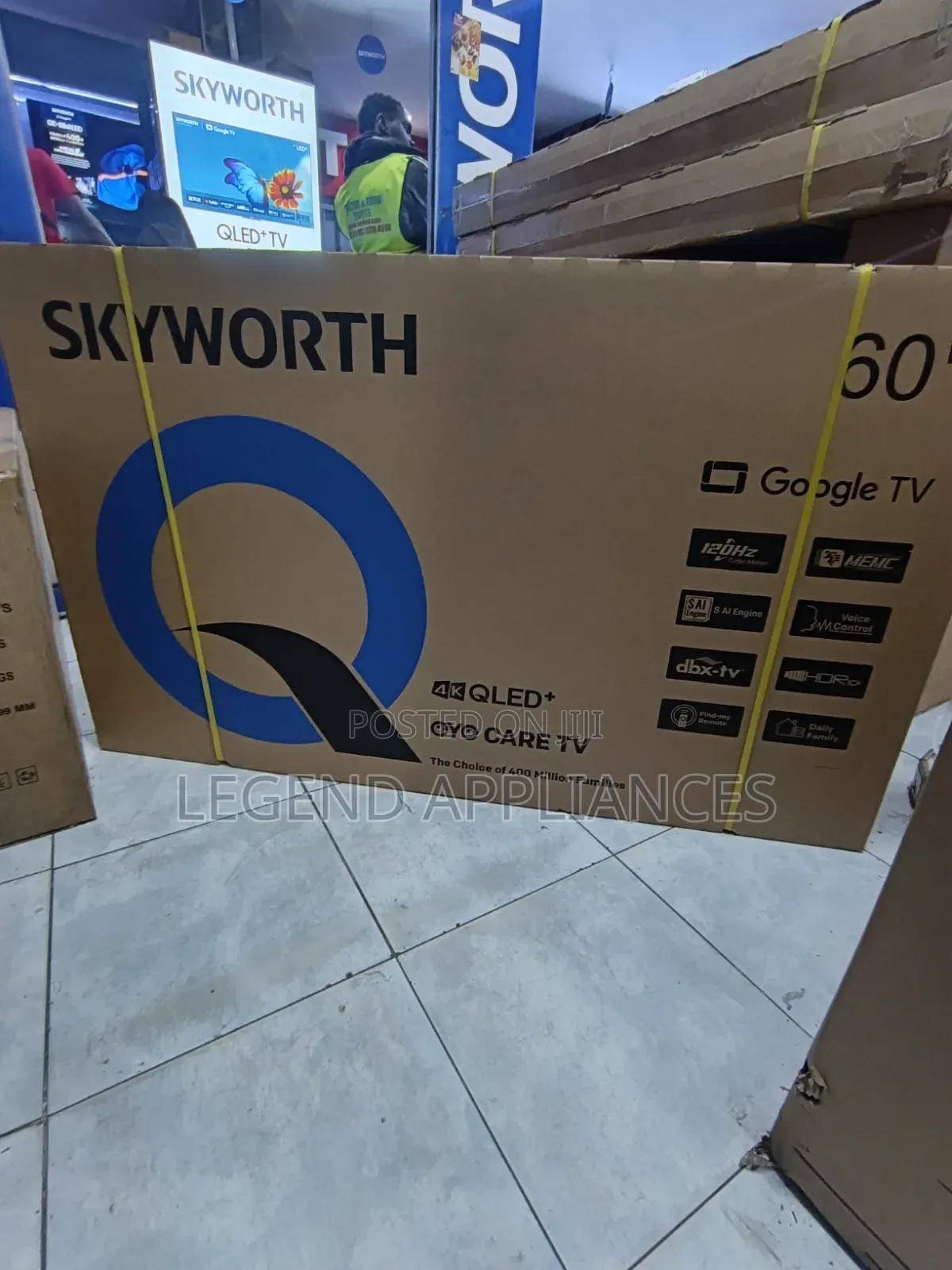TvSkyworth 60 Inch 60 Q65OOH Qled