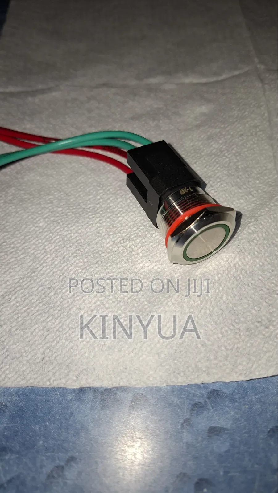 Stainless Steel Self Locking Start Push Button.