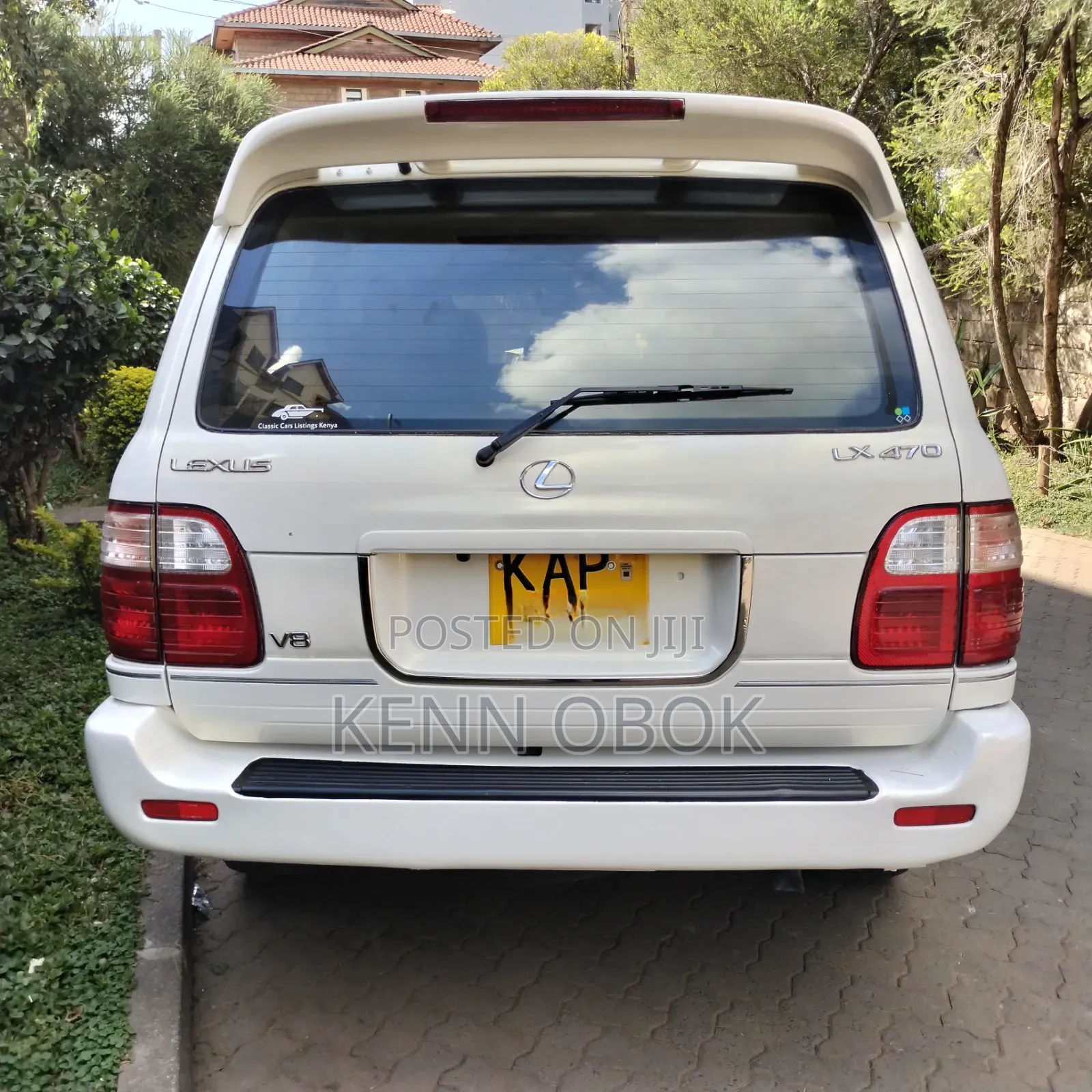 Toyota Land Cruiser Cygnus 4.7 2001 White