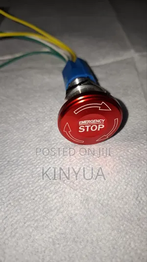 Stainless Steel Emergency Push Button-Self Locking