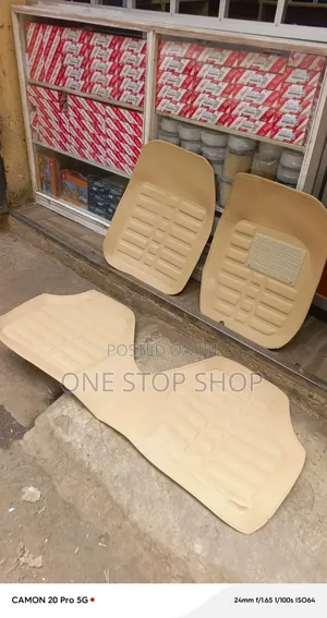 3pc Beije Deep Dust Car Floor Textured Synthetic Leatherette Mats