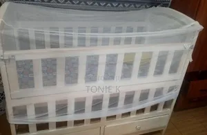 Baby Cot (Cot+Mattress+Net)