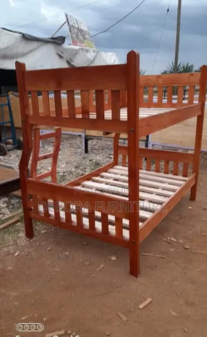 Handcrafted Rosewood Twin-Over-Full Bunk Bed Frame 3.5'x6' Over 4'x6')