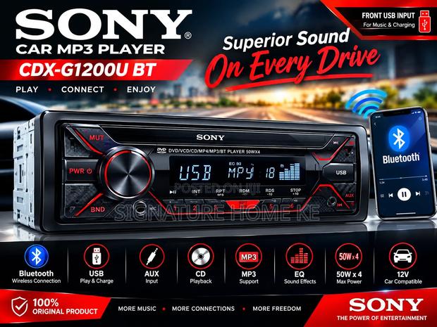 Sony Car Mp3 Player With Bluetooth - main view
