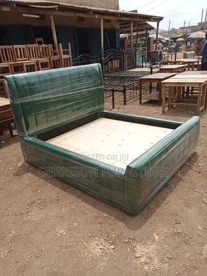 Beautiful 5x6 Emerald Green Chester Panel Bed