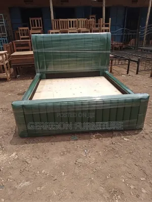 Beautiful 5x6 Emerald Green Chester Panel Bed