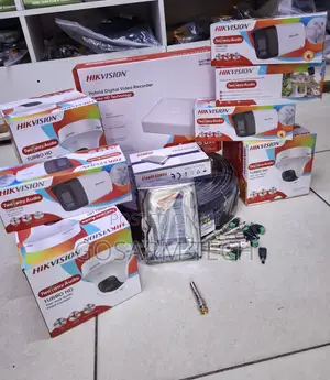 8 Full Color Hikvision 2 Way Audio CCTV Surveilance Cameras