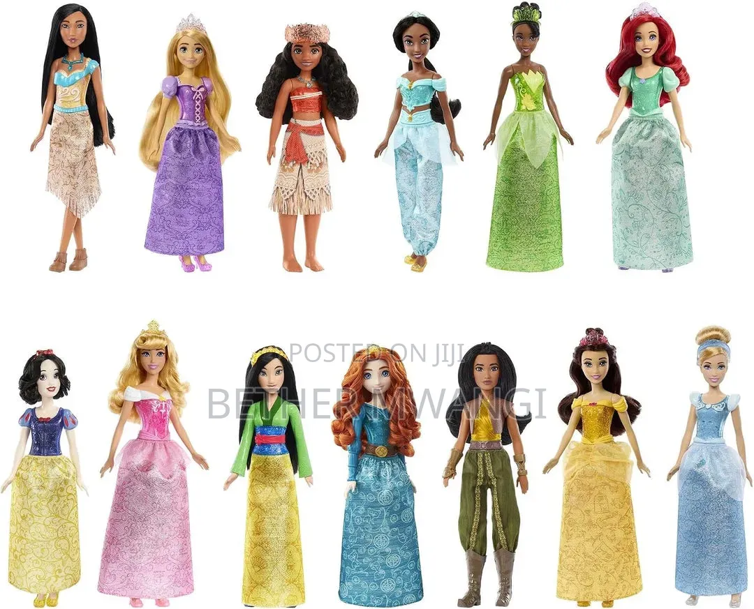 Disney Princess Fashion Dolls With Sparkling Outfits in Kenya