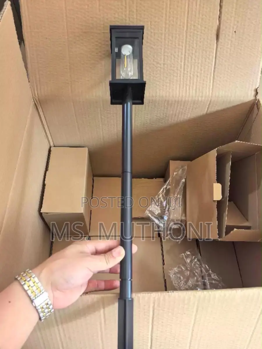 6 PCs 60cm Long Solar Outdoor Pathway Garden Lights