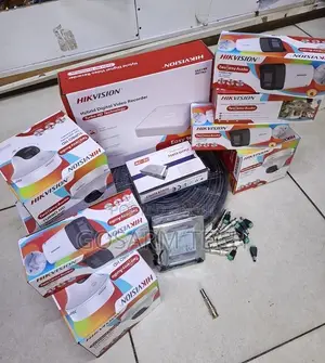 Hikvision 8 Channel DVR 2Way Audio CCTV System ColorVu Cameras