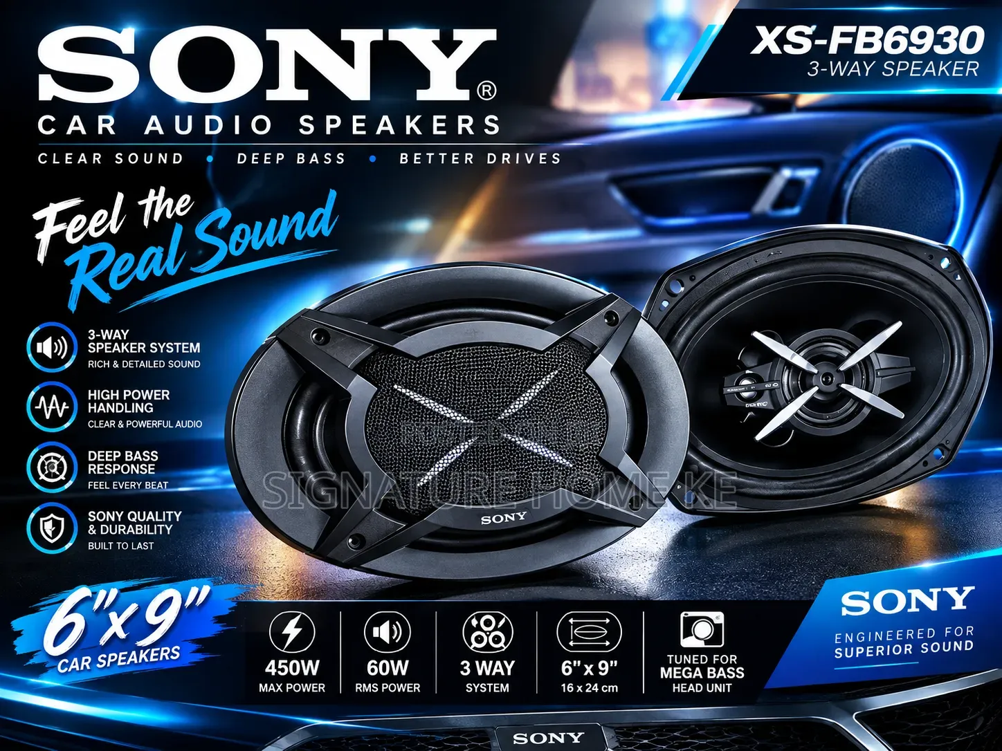Sony Car Audio Speakers