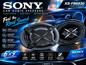 Sony Car Audio Speakers
