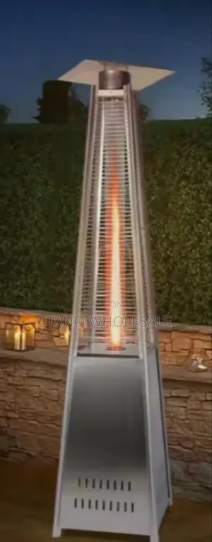 Pyramid Patio Gas Heater With Quartz Flame Tube