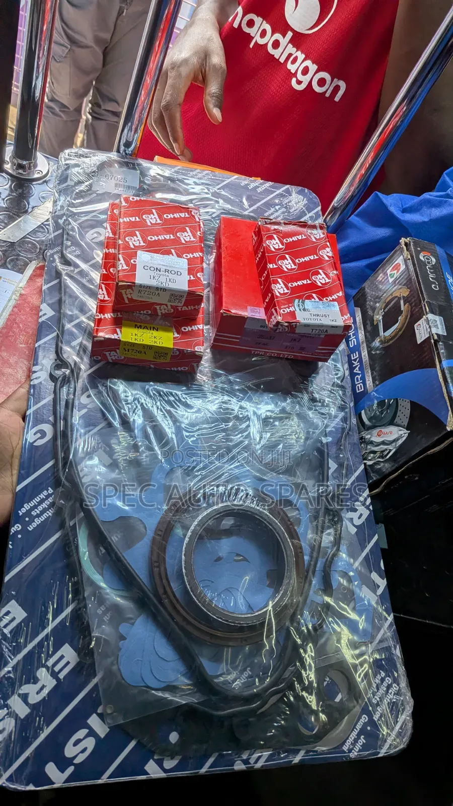Rings Con Main Thrust Washers Engine 1KZ Hilux